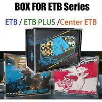 Acrylic Magnetic Display Box FOR POKE ETB Series ETB PLUS BOOSTER Transparent Protection Box Center ETB Anti-UV Card Storage Box