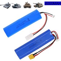 High Capacity 7.4v 5600mAh 18650 Lipo Battery for henglong 3818 3819 3838 3839 3848 3858 3868 3878 ect 1/16 RC tank
