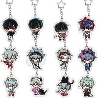 Alien Stage Acrylic Pendant Ivan Luka Sua Till Keychain Student Accessories PackageCharacter Keyring Cosplay Props Birthday Gift