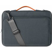 Dormin Shockproof Crossbody Laptop Bag w/Adjustable Strap & Handle for MacBookAir13/MateBook14/Xiaoxin16Pro/Apple/Huawei/Lenovo