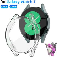 Case For Samsung Galaxy Watch 7 40mm 44mm Screen Protector TPU Full Coverage Protective Cover For Galaxy Watch 7 40 44 Accessory