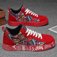 Breathable Mid-Top Sneakers, Heart & Music Graphic Design, Casual Streetwear Shoes for Couples, Valentine'S Day & Birthday Gifts