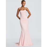 Blifanbo Spaghetti Strap Sexy Maxi Dress For Women Elegant Bodycon Backless Sleeveless Slim Fashion Club Party Evening Dress