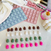 ใCC11ใMini Turtle Silicone Mold For Chocolate, 36-Cavity Sea Turtle Chocolate Candy Molds Tortoise Sea Animal Resin Mold