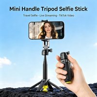 Compact Mini Selfie Stick, Portable Pocket Design with Bluetooth Remote for Daily Use, Outdoor Shots & Live Broadcast