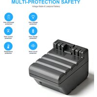 RB01 6600mAh Robot Vacuum Battery, Robotic Vacuum Cleaner Rechargeable Li-ion Battery for Dyson 360 Eye RB01, RB01NB, RB01NF