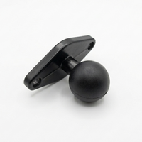 1 Inch Diamond Ball Mount Support 25mm Rhombus Ram Mount Base for Double Socket Arm Gps Navigator Holder Fish Finder Accessorie