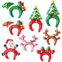 10/20/50pcs 18inch Christmas Light Bulb Aluminum Foil Balloon Birthday Party Holiday Celebration Christmas Venue Decoration