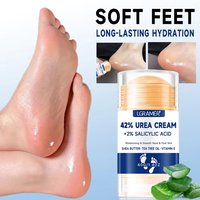 Crème pour les pieds à l'urée 42% + 2% acide salicylique soin hydratant intensif des pieds et des mains crème hydratante pour les pieds et crème pour les mains