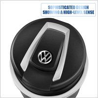 Car Portable Cigarette Ashtray Cup With LED Light Cigar Holder Valve Cap For VW GTI Rline Polo Golf Tiguan Passat Jetta Bora B6
