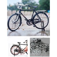 AliExpress NONE Nostalgic retro style Assembled DIY bicycle 28 bicycle Alloy Bicycle Model Toy DIY Model Ornaments Toy