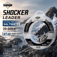 SeaKnight NT40 Nylon Fishing Leader Line 100M/50M 25-200LB Super Strong Nylon Leader Line for Saltwater Boat Fishing