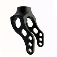 Wheelchair Front Fork Accessories, Standard Size, High-Strength Aluminum Alloy, Flexible Rotation