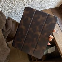 Amber brown Tablet Protection Case For iPad Mini Air 2 3 4 5 6 7/Pro 9.7-11 (2018-2025)/7/8/9th/10th Gen A16 2025 M2 M3 M4 Cover