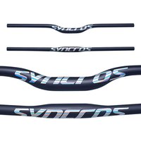 Syncros Carbon Fiber Handlebar Mountain Bike Handle Bar MTB Bicycle Handlebars 31.8mm Rise or Flat Handle Bars Chameleon logo