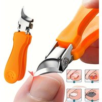 Professional Nail Clippers for Thick & Hard Toenails Large Opening Anti-Splash Design Ultra-Sharp Blade Modern Clipper Design