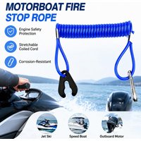 Upgrade Boat Outboard Switch Engine Motor Lanyard Kill Urgent Stop Button Safety Connector Cord For Yamaha Suzuki Honda Flameout