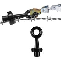 Barbed Wire Puller Carbon Steel Fence Wire Gripper Wire Tightener Tool for Field Fence Barbed Wire Fence Yard Garden Patio