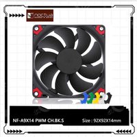 Noctua NF-A9x14 PWM Chromax.Black.Swap Ultrathin 92x92x14mm 92mm Radiator Fan For Computer Case CPU Cooler Cooling