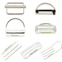 2" Stainless Steel Diving Weight Belt Waist Buckle Slide Keeper D Ring Webbing Harness Belt Retainer Stopper Freediving Surfing