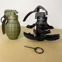 82-2 Tactical Airsoft Grenade Toy with Powerful Spring Impact Nylon Hand Grenades for Paintball Shooting for CS Battle Game