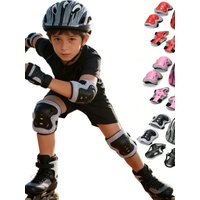 AliExpress NONE Bicycle Sport Protective Gear Set Adjustable Kids Safety Skating Helmet Pad Set 48-55cm for Skateboard/Bike/Skating/Cycling