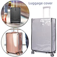 New PVC Rolling Cover 20-30inch Transparent Waterproof Thickened Luggage Cover Protector Suitcase Cover for Travel Suitcase Case