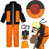 Bilibili Anime Uzumaki Cosplay Costume Adult Version Top Pants Headdress Cosplay Christmas New Year Gift Cos Convention