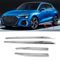 Body Door Edge Electroplated Decorative Bright Strip For Audi A3 2021 Hatchback