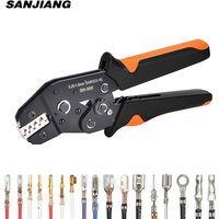 SN-01BM/2549/28B/48B/58B Ratcheting Terminal Crimping Plier DuPont Terminal Insert Spring Connectors Jst Open Barrel Cimper Tool