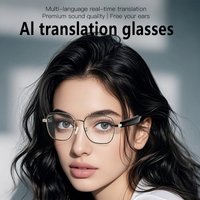 Audio glasses, translation glasses, music playback, phone calls, app translation, photochromic lenses, touch controls.
