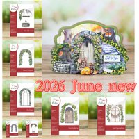 Metal Cutting Dies For DIY Scrapbooking Crafts Maker Photo Album Template Handmade Decoration 2026 June New Ivy League