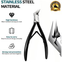 Sialia Stainless Steel Nail Trimmer | Blue, 5Mm-10Mm Jaw Opening, 45° Inclination, Non-Collapsible, Storage Case Included
