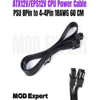 CPU Power Cable for Gigabyte P750GM, P850GM, P1000GM PSU, 8Pin to 4+4Pin ATX/EPS12V 18AWG 60 CM for Gigabyte P-GM Modular Powers