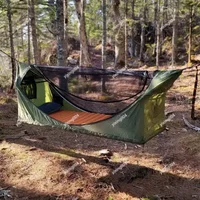 Multifunctional Hammock with Mattress, Mosquito Net & Awning Waterproof for Camping Garden & Indoor Use