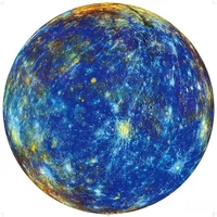 Adult Mercury Jigsaw Puzzle 1000 Pieces Universe Space Stars Round 3D Cartoon Children Flat Puzzles Paper Toys Christmas Gift