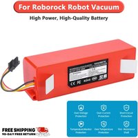 Roborock Replacement Battery 14.8V 6800mAh Li-ion for Xiaomi S5 S50 S55 S6 S7 Max MaxV Ultra E4 E20 E35 Q7 Max Vacuum
