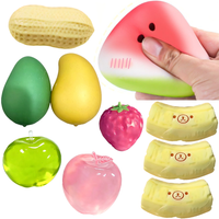 Mango Apple Peanut Creamy Yellow Bear Banana Squeezer Immersive ASMR Stress Relief Soft Adorable Office Relaxation Gadget & Gift
