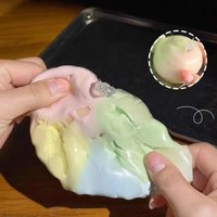 Antistress Squeeze Sensory Fidget Cracking Wax Ball Squishy Matcha Mint Chocolate Handmade Ball Soft Decompression party Gift