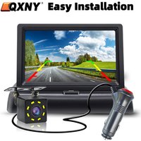 Easy Installation 4.3"5" Car Rear View Backup Camera LCD Monitor for Vehicle Van Night Vision Reverse Video Parking System
