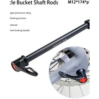 AliExpress NONE Quick Release Mountain Bike Thru Axle Fork Thru Axle, Frame Thru-Axle Locking Skewer Accessories P1.5 M12x174mm Rear hub shaft