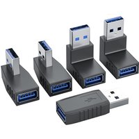 90 Degree Left Right Angled USB 3.0 A Male To Female Adapter Connector For Laptop PC Whosale&Dropship