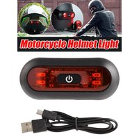 AliExpress NONE Motorcycle Helmet Warning Light USB Rechargeable MTB Bicycle Front Back Rear Taillight Safety Warning Waterproof Bicycle Lamp