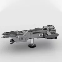 688pcs MOC Halo Midi Scale UNSC Spirit of Fire Building Blocks Christmas Home Decoration DIY Perfect for Interior Showcase Gift