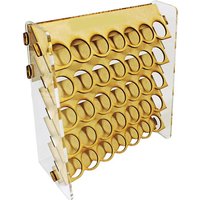 35 Steckplätze Lack Organizer Lager regal Miniatur Modell Hobby Farb station Halter Caddy Stand 34mm runde Flaschen farben