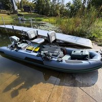 Inflatable Boat Fast Patrol Air Aluminum Hull Rafts Inflatable Fishing Boat Folding Rib Boat For Sale