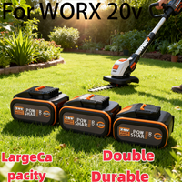For Worx Original 20V 8.0Ah Lithium battery Rechargeable WA3553 WA3551 WA3553.1 WA3570 for All WORX Electric and Garden Tools