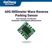 60GHz Mmwave Automotive Radar Sensor Module With UART, 1T2R Distance & Angle Sensor, Anti-collision Vehicle Sensor Radar