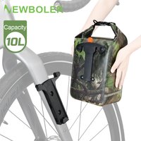 NEWBOLER 10L Quick Release Bicycle Fork Bag 10L Waterproof Electric Hunting Bike Bag Electric Bike Bag Bicycle Accessories