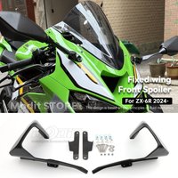 Motorcycle Side Winglet ZX6R For Kawasaki zx6r ZX-6R 2024 2025 2026 Front Spoiler Wing Fairing Fixed Lower lip Wing Aerodynamic